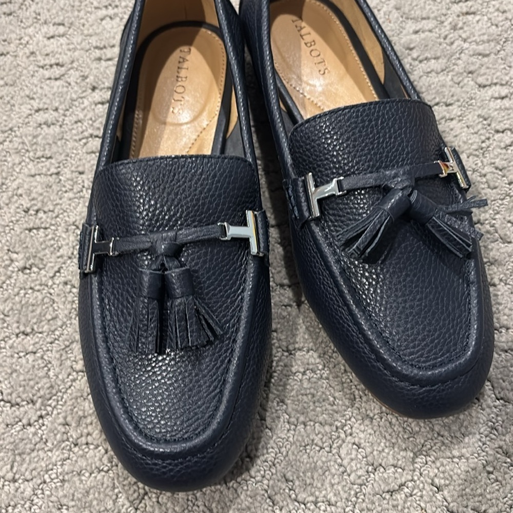 Talbots Indigo Blue Flats with Classic Design and Cushioned Insole Sz 8 NIB - Picture 7 of 11